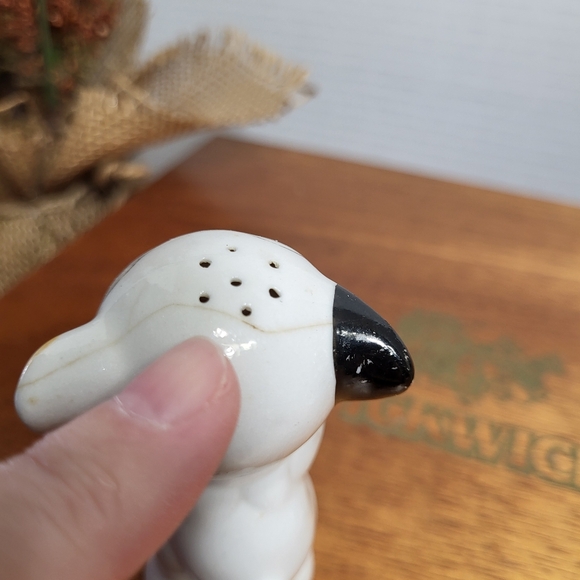 Vintage Ceramic Bonzo Dog I'm Salt I'm Pepper Shakers - Picture 11 of 14